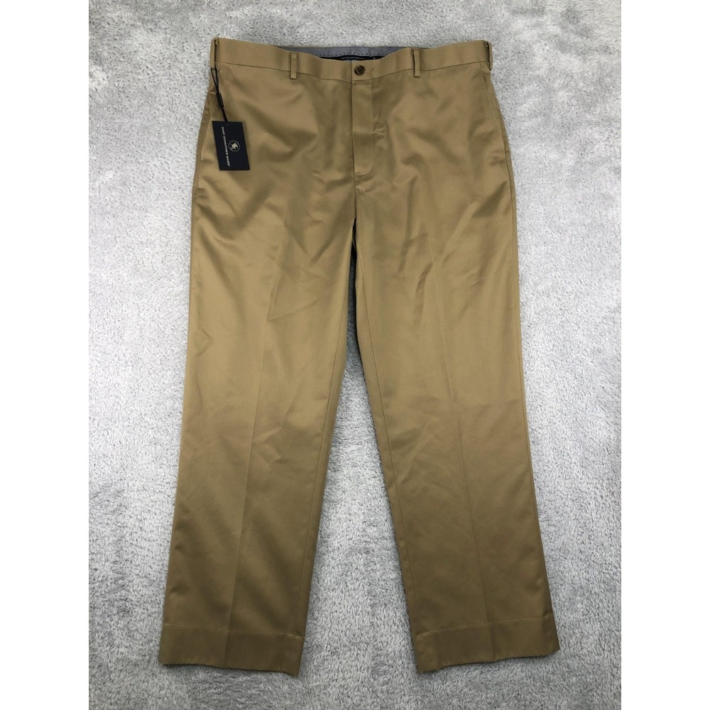 Hart Schaffner Marx Pants 40x30 Brown NWT Straight Chino